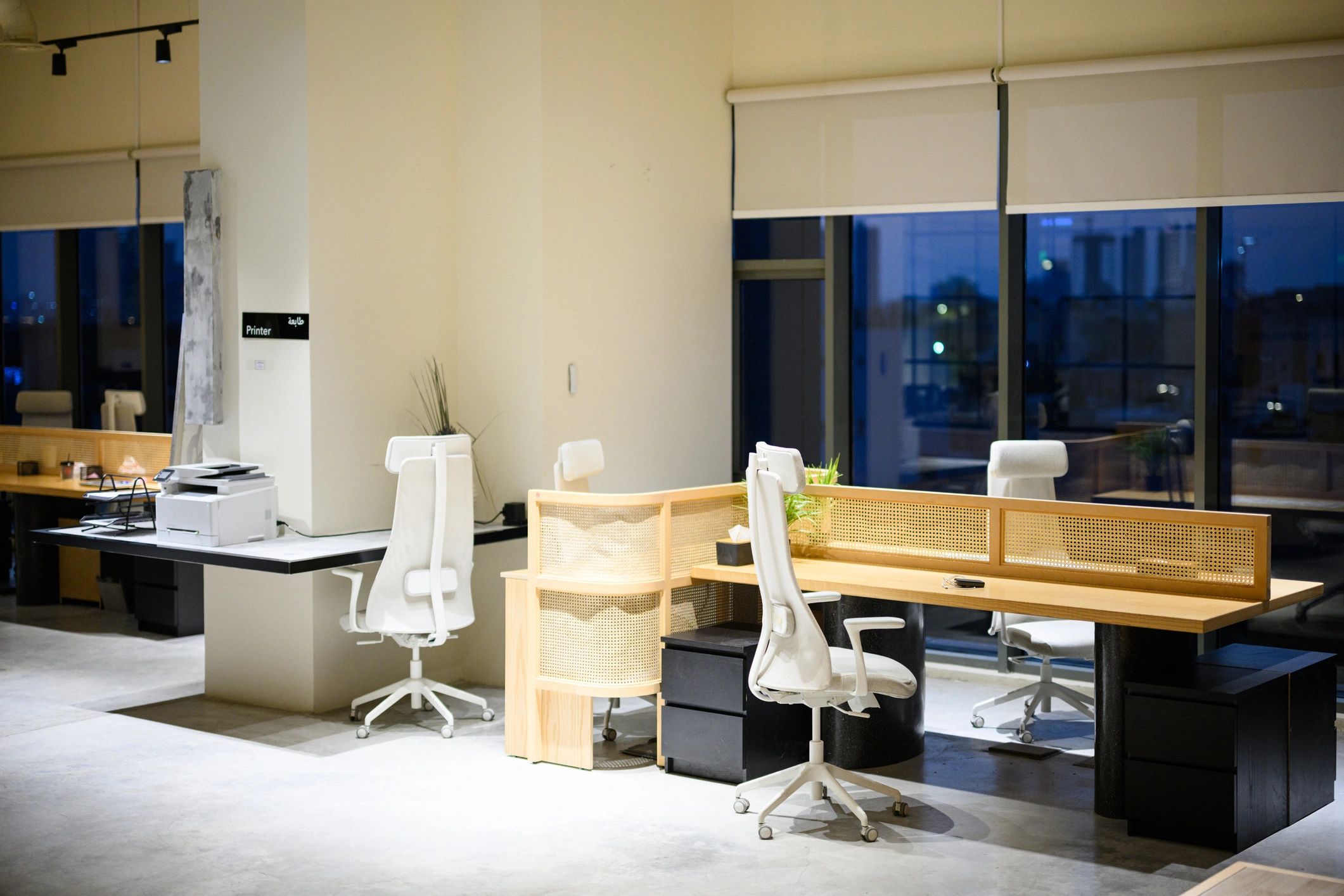 Modern office interior representing digital operations