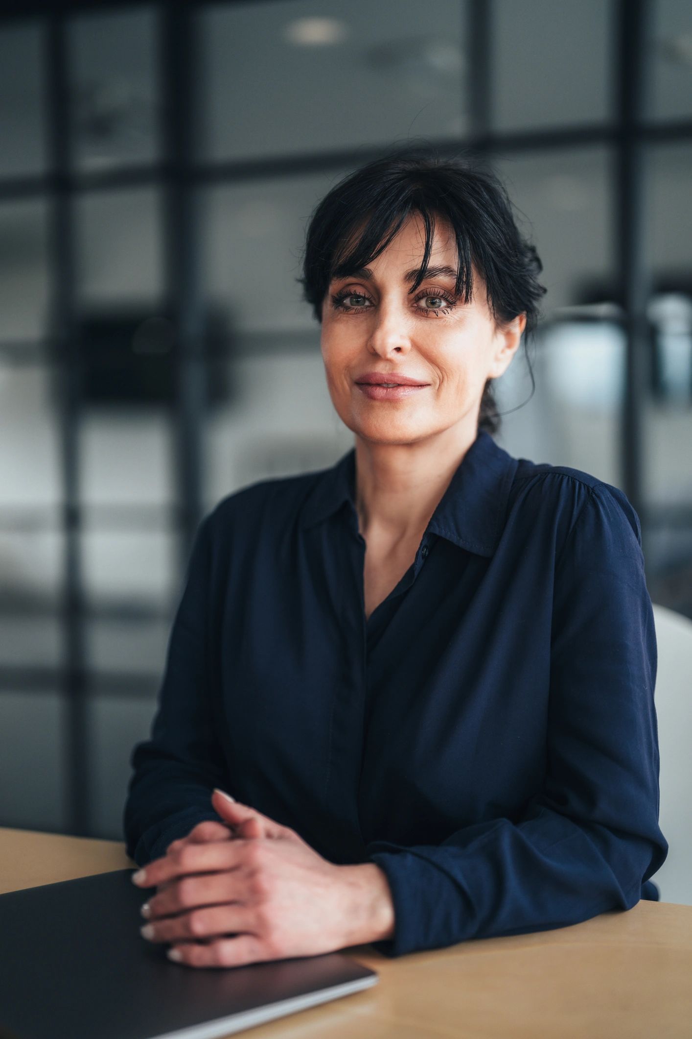 Portrait of a senior professional woman in an office